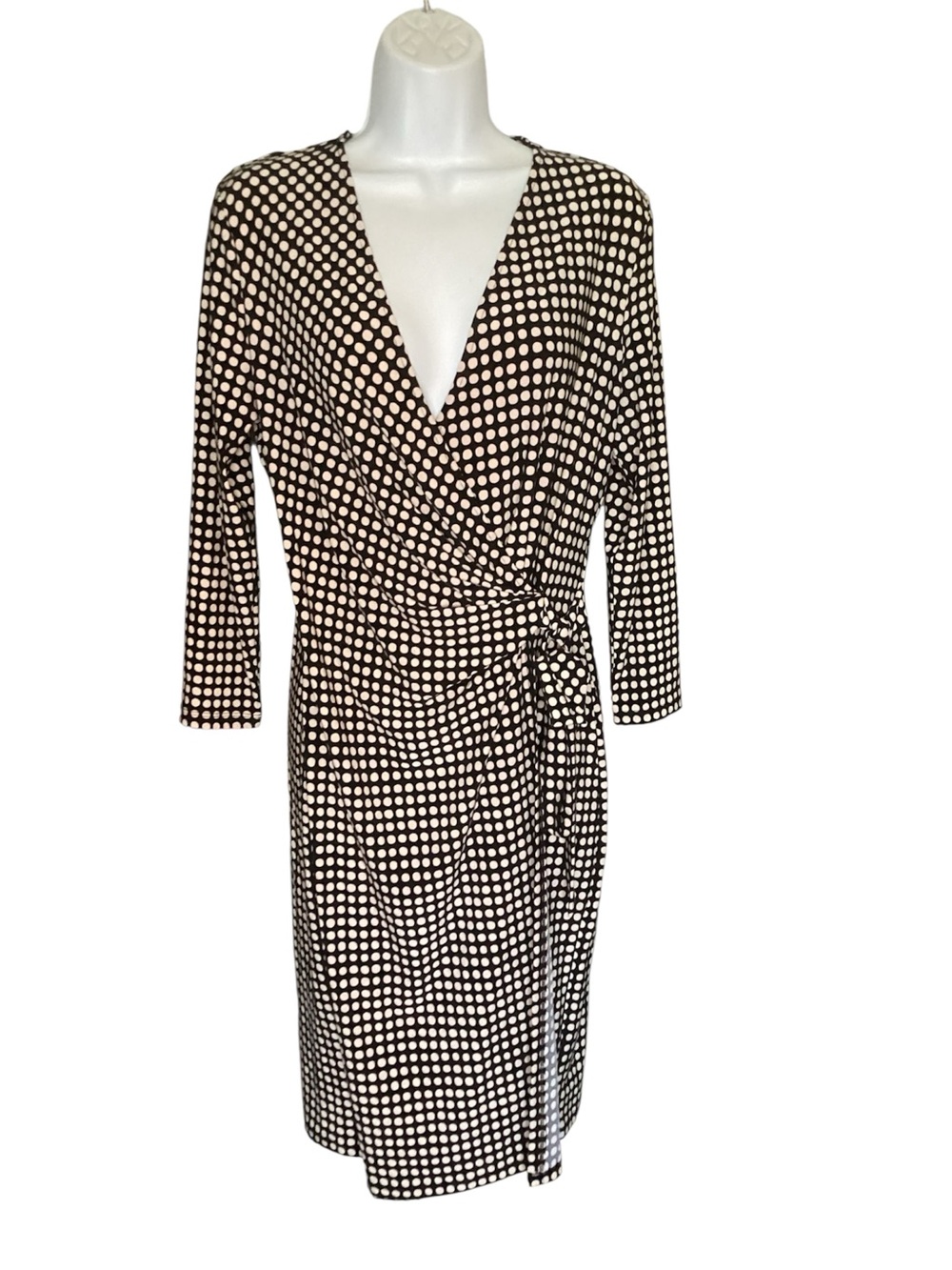 Anne Klien Faux wrap dress. M